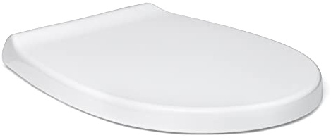 TATAY Tavoletta WC Universale con Chiusura Ammortizzata | Installazione Facile | Alta Resistenza e Antibatterica | Sistema Quick Release per Pulizia Rapida | Ovale – Modello Optima – Bianco