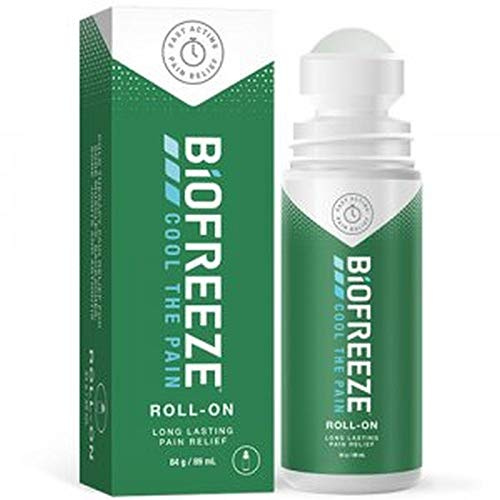 Biofreeze Roll On, 89ml X 3, Arthritis Pain Relief, Neck Pain Relief, Back Pain, Joint Pain, Knee Pain, Easy Application, Cryotherapy, Freeze Sprays, Pain and Fever