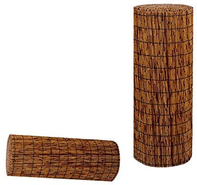 MikusangT Recinzione a lamelle Tende Canna Naturali Tapparelle Avvolgibili Retro Sunshade Recinzioni Decorative Paravento in Lamella per Giardino Arredamento Casa