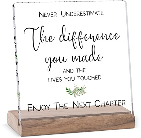 Goodbye Gifts For Coworkers Leaving Gifts For Women Farewell Gifts For Friends Going Away Gift For Boss Leaving Job Retirement Gifts For Women Men Retirement Party Decorations New Job Gifts For Desk