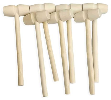 Marteau En Bois Pour Chocolat, Maillets En Bois Marteau En Forme De Cœur Cassable Mini Marteau En Bois Marteau De Crabe Shell Cracker Blocs De Construction Accessoires Pour Outil De Homard De Fruits D