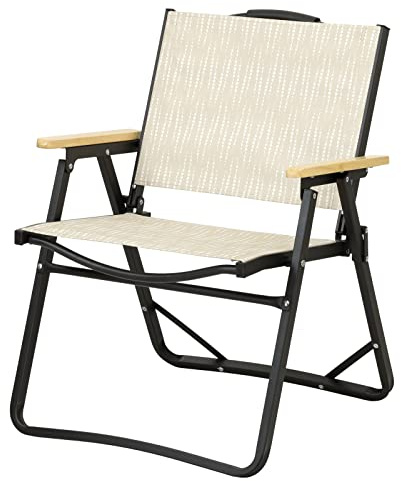 Totò Piccinni Sedia Sdraio CARLOS spiaggina mare in alluminio con braccioli tessuto Oxford (Alta Beige)