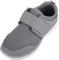 Mens Easy Slip On Lightweight Touch and Close Mesh Sports Trainers - Grey - UK 8 / EU 42
