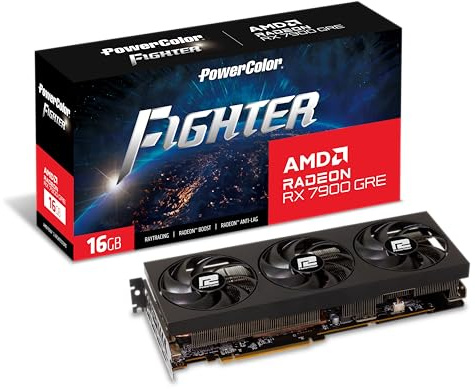 Powercolor Radeon RX 7900 GRE Fighter OC (16GB GDDR6/PCI Express 4.0/2293MHz/18000MHz)