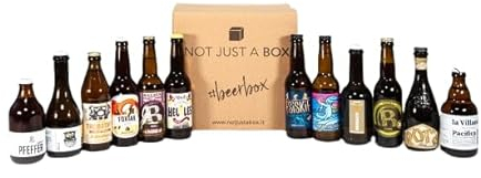 NOT JUST A BOX - Box Degustazione Birre - Beerbox con 12 bottiglie di Birra (Box Birre Artigianali Italiane)