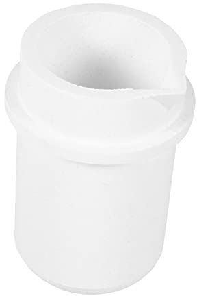 EXCEART Crogiolo in Silice Fusa da 1 kg Resistenza a 1800°c, Tazza di Scarto in Ceramica Ad Elevata qualità per Fusione a Fiamma, Accessorio per Produzione Leghe Ad Alte Prestazioni