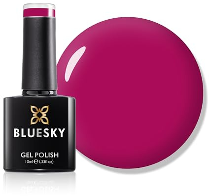 Bluesky Gel Nail Polish 10ml, Mist Berry - AW2503, Pink Gel Nail Polish for 21 Day Manicure, Professional, Salon & Home Use, Requires Curing Under LED UV Nail Lamp
