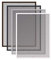 jarolift Insektenschutz Spannrahmen Slimline auf Maß, 1001-1100 mm x 1001-1100 mm (B x H)