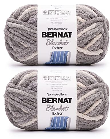 Bernat Blanket Extra Chunky Chenile Acrylic Yarn - (Pack of 2)
