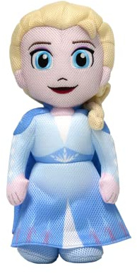 WAHU Aqua Pals Disney Classic Elsa Plush Water Toy for Kids Ages 2+, Fast-Drying Waterproof Plush Doll Toy for Pool and Bathtub, Medium, Blue/White, 16