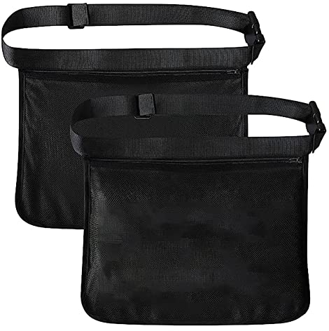 Aribrnten 2 StüCk Tennisballhalter, Haltertaschen für TennisbäLle Bandhalter Verstellbare Netztasche für TennisbäLle Taillen-HüFttaschen