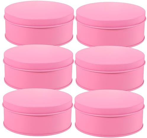 Amosfun 6pezzi Scatola Per Biscotti Lamiera Da Contenitore Decorativo Per Snack e Piccoli Oggetti Design Elegante e Versatile Per Ogni Occasione