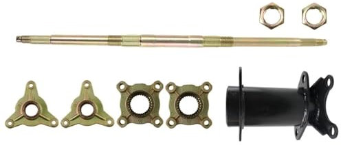 Eje de transmisión para motocicletas Brida de llanta para ATV, motocicleta, kart, 610, 650, 720 y 740 mm, eje de transmisión trasero para quad, UTV, buggy Árbol de transmisión de moto(720kit3)
