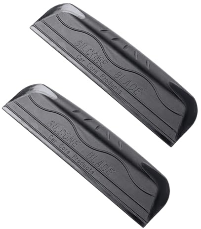 Abzieher Auto, 2 Stück Wasserabzieher Auto Silikon Fensterabzieher Weiches Gummi Glasabzieher Ohne Griff Scheibenabzieher Auto Wasserschieber für Fenster Spiegel und Dusche
