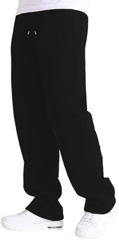 Generisch Braun Baggy Jogginghose Jungen Kinder Weites Bein Freizeithose Jungen Elastischem Stoffhose Teenager Dünne Breitbeinige Hose Locker Sweatpants mit Taschen 14 Jahre