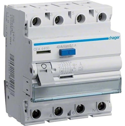 FI-Schutzschalter 4P 40A 100mA CEA440D 3250611610137 Hager