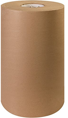 DELTA PAPER Kraft Paper Roll, 40#, 15 x 900', Kraft, 100% Recycled Paper, Ideal for Packing, Wrapping, Craft, Postal, Shipping, Dunnage and Parcel