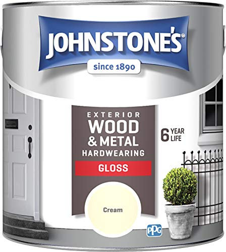 Johnstone's Exterior Hardwearing Gloss - Cream 2.5L