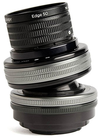 Lensbaby Composer Pro II inkl. Edge 50 Sony E/ schwenkbares Tilt-Objektiv / ideal für selektive Schärfeeinstellungen umrandet mit sanfter Unschärfe / Brennweite 50 mm, Blende f/3,2 / 20 cm Naheinstellgrenze / passend für Sony Systemkameras und Spiegelreflexkameras