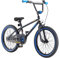 BIKESTAR Kinderfahrrad für Mädchen und Jungen ab 6-7 Jahre | 20 Zoll Kinderrad Kinder BMX Freestyle | Fahrrad für Kinder Schwarz & Blau | Risikofrei Testen