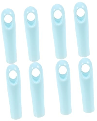 DEARMAMY 4 Set Manica Del Tubo Dell'asta Di Scopa Impugnatura Per Scopa Spazzatrice All'aperto Scopa Esterna Spazzola Per Interni Maniglia Piccolo Blue Plastica 2 Pezzi * 4