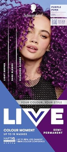 Schwarzkopf LIVE Colour Moment Hair Dye, 094 Purple Punk