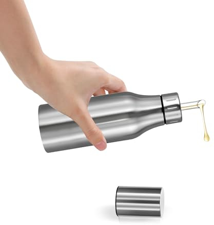 OlBu Botella dispensadora de aceite de acero inoxidable
