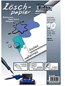 Folia Löschpapier 120g/m², DIN A4, 10 Blatt VE=10