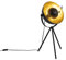 Qazqa - Industrie I Vintage I Tischlampe schwarz mit Gold I Messing 63,3 cm Stativ verstellbar - Magnax I Wohnzimmer I Schlafzimmer - Stahl Länglich I Rund - LED geeignet E27