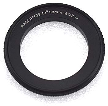 58mm-EOS M Retroadapter/Umkehrring für EF-M Mirroless M1 M2 M3 M10 M50 M6 M5