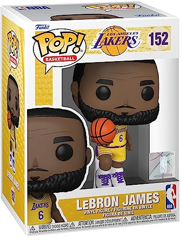 Funko Pop! NBA: Lakers - Lebron James #6 - Vinyl-Sammelfigur - Geschenkidee - Offizielle Handelswaren - Spielzeug Für Kinder und Erwachsene - Sports Fans - Modellfigur Für Sammler und Display