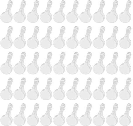 ASUNFO 400 ciondoli a forma di cauzione con colla, in plastica acrilica, rotondi, cabochon, per la creazione di gioielli, collane, bracciali, orecchini, plastica, senza pietre preziose