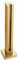 Glass Railing Post Rostfreier Stahl Gold Glas-Geländerpfosten für Innen/ Außenbereich Decking Landing Geländer 10-12mm Dicke Glas, Glas-Geländer Sicherer Schutz ( Color : Gold Mid Post , Size : 100cm/
