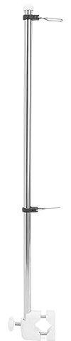 Asta de Bandera Marina, Asta de Bandera Marina de 21 Pulgadas de Alto, Acero Inoxidable, 22,2 Mm a 25,4 Mm, Asta de Bandera para Barco con Montaje en Riel para Yate, Coche, RV