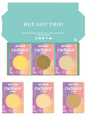 Rust-Oleum Radiator Paint in Matt Finish – Warming Yellows Tester Box