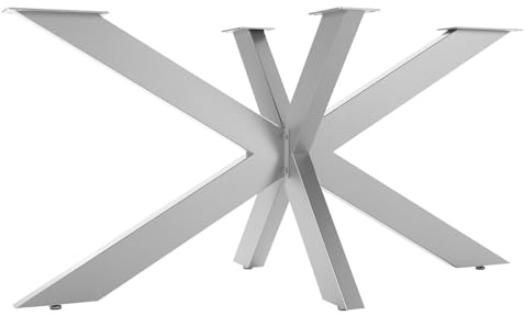 SOTECH struttura del tavolo SPIDER/Gambe del tavolo pesanti in acciaio inox spazzolato/Gambe del tavolo 710 x 1500 x 780 mm/Montaggio facile