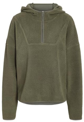Noisy May Damen Nmcozy L/S Halfway Zip Sweater JRS Noos Kapuzenpullover, Kalamata, M EU