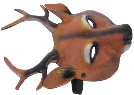 Alasum 5stücke Adorable Tiermaske Aus Pu-schaum Für Halloween Realistische Hirschmaske Für Cosplay Partys Und Kostümbälle Leicht Und Angenehm Zu Tragen Für Geeignet