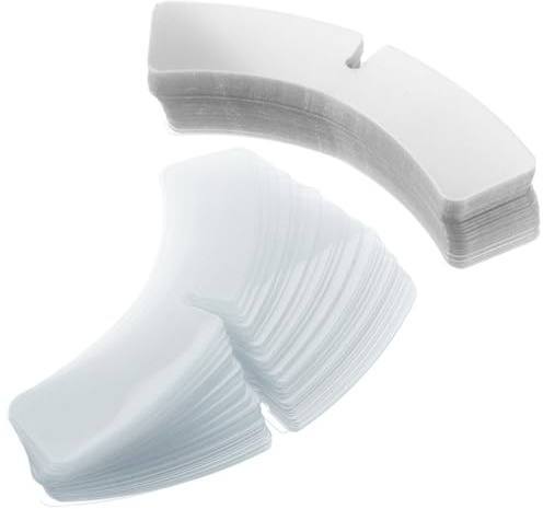 PACKOVE Stecche Confezione da 100 Pezzi Invisibili in Plastica per Colletti Camicie Uomo per Supporto Colletto Camicia e Impermeabili Elegante e Resistente