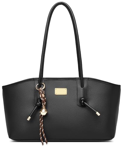 unisoul Handtasche Damen Mittelgroß, Elegant Umhängetasche PU Leder Schultertasche Henkeltasche Vintage Y2K Tote Bag für Frauen Dating Reisen Party Einkaufe