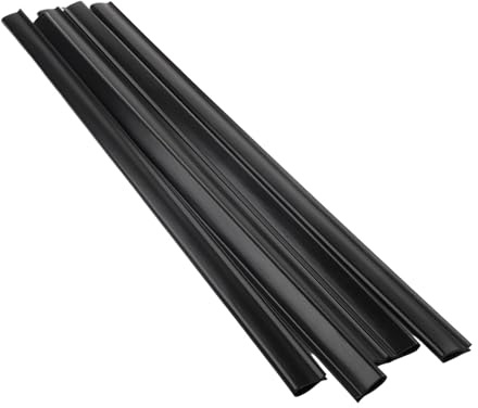 Wodsty 61 Centimetri di Nastro di Copertura Nero per Piscina Fuori Terra, Protezione in PE per i Bordi, Confezione da 38 Pezzi