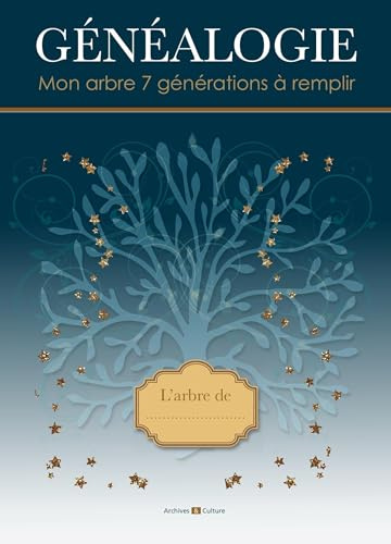 Généalogie: Mon arbre 7 générations à remplir