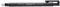 Tombow EH-KUS11 Präzisionsradierer MONO zero nachfüllbar eckige Spitze, 2.5 mm x 5 mm, schwarz