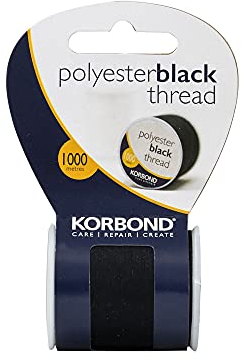 Korbond 1000 m extra Starkes Garn Schwarz