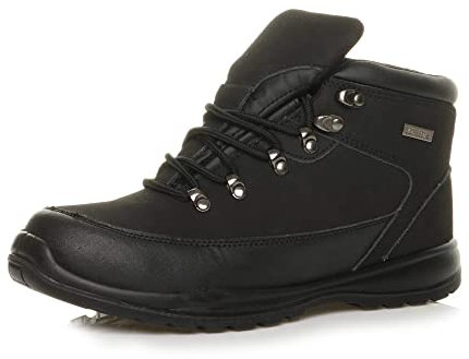 AJVANI low heel lace up steel midsole toe cap work safety ankle boots size 9 43