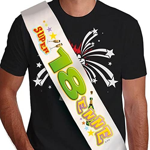 FASCIA 18 anni - SUPER 18 ENNE - gadget idea regalo scherzoso compleanno