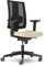 NOWY STYL Bürostuhl Navigo, Drehstuhl, Arbeitsdrehstuhl, Synchronmechanik, Schiebesitz, 3D Armlehnen, Netzrücken, ergonomisch, Hellbeige