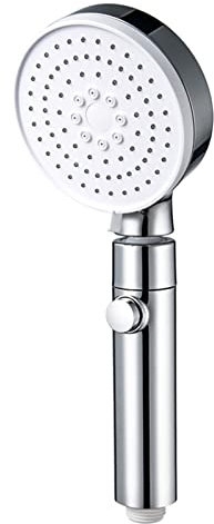 Spray Replacement Chrome Shower Head Universal Handheld Showerheads 3 Function Built-in Power Wash to Clean Tub, Tile and Pets
