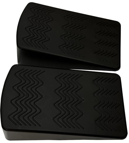 qibylift quat Wedge Block Pairs, YOGA Pilates Block Slant Board Calf Stretcher, Exercise Ramps for Weightlifting, Squat Wedges, Home Gym, Weight Lifting & Yoga