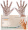 1000 x Disposable Polythene, PE, Plastic Gloves for Food handling, Cleaning, Cooking, Food Counters, Crafting, Hair Dye, Sanitary, Multipurpose, Powder Free One Size Fits Most Box of (Gloves, 1000)